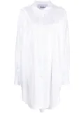 OMBRA MILANO oversized long-sleeve shirt - White