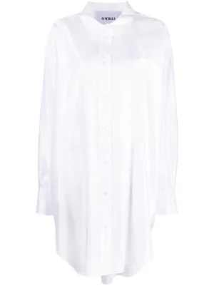 Camicia over in popeline con strass FR25ST6002W52001 FRACOMINA