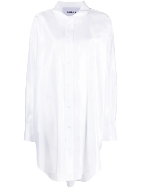 OMBRA MILANO Oversized-Hemd mit langen Ärmeln