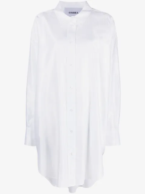 OMBRA MILANO oversized long-sleeve shirt