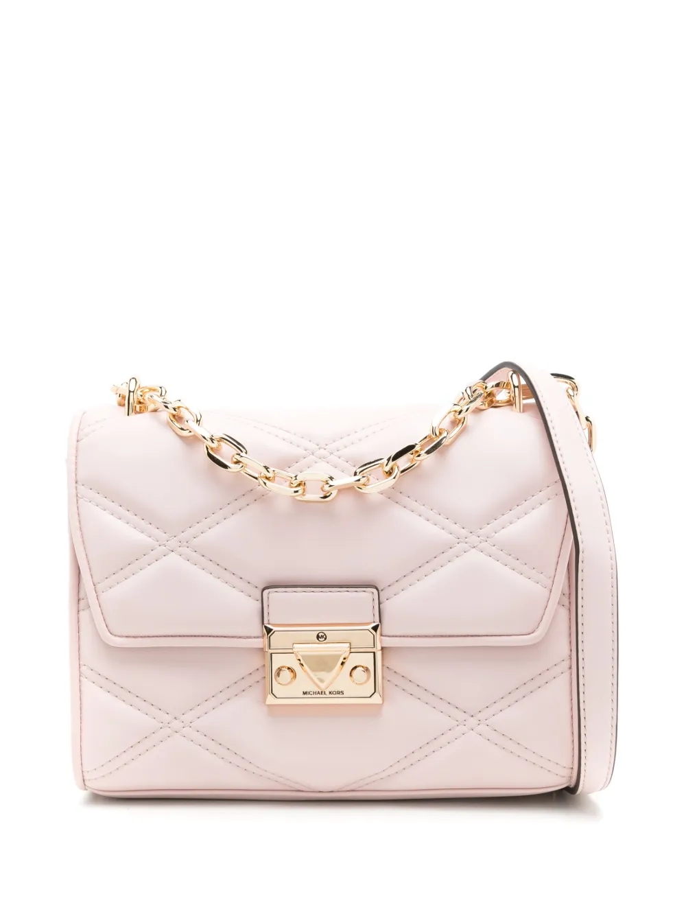 Michael Michael Kors Borsa a spalla Serena matelassé - Toni neutri