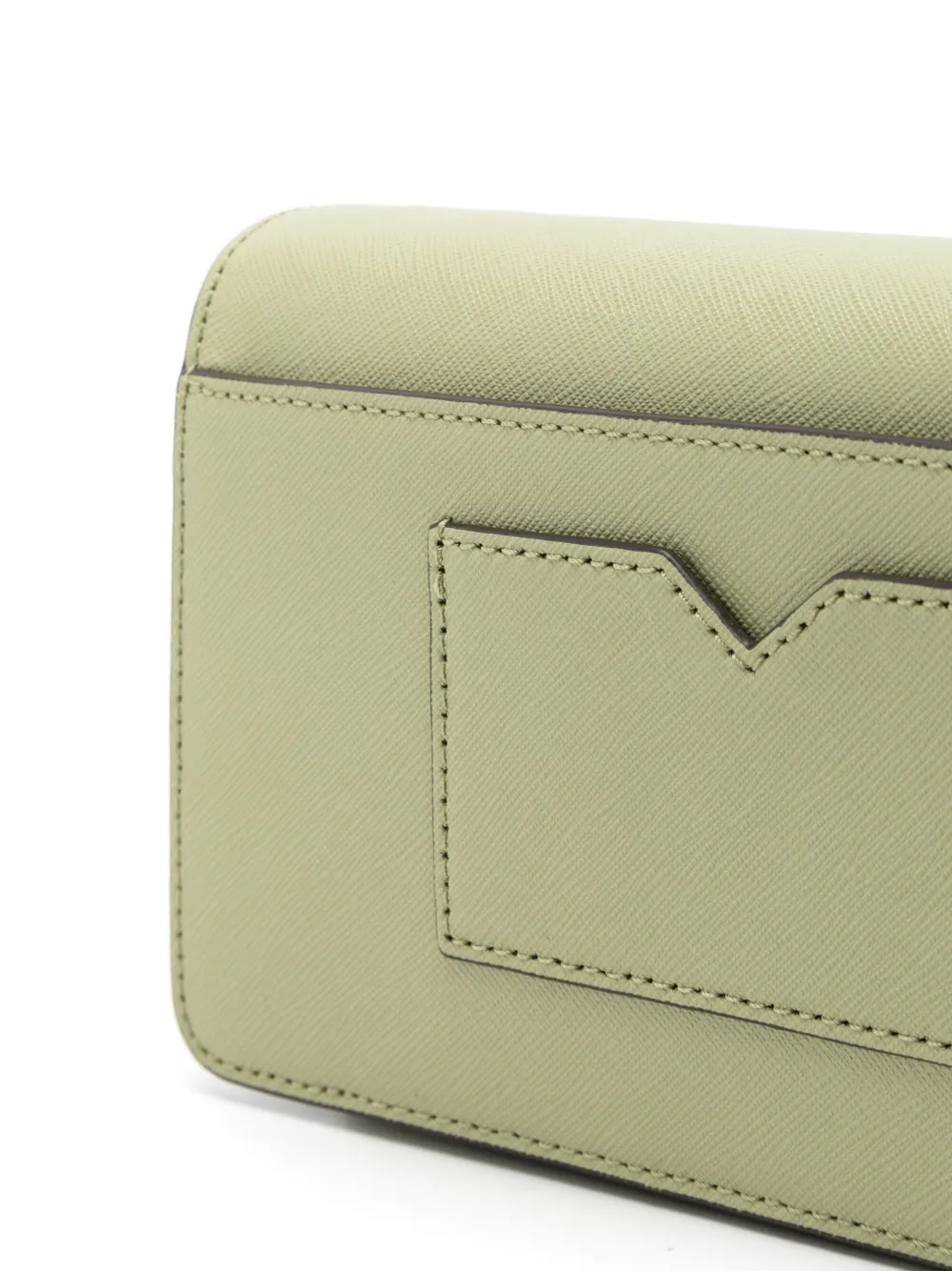 Michael Kors Jet Set leren crossbodytas Groen