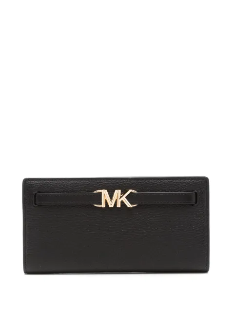 Michael Michael Kors logo-plaque bi-fold leather wallet