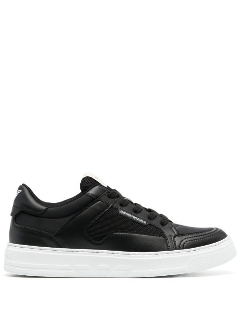 Emporio Armani logo-print lace-up sneakers Men