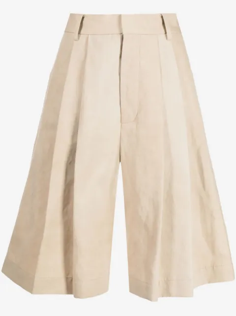 Uma Wang knee-length wide-leg shorts
