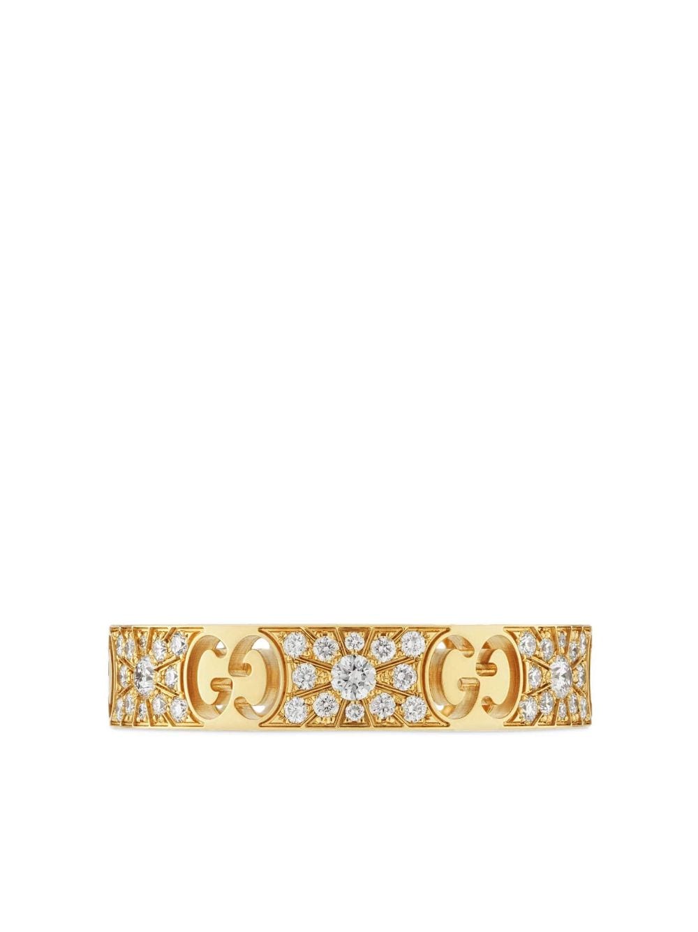 Gucci Icon 18k Stardust Ring In Yellow Gold