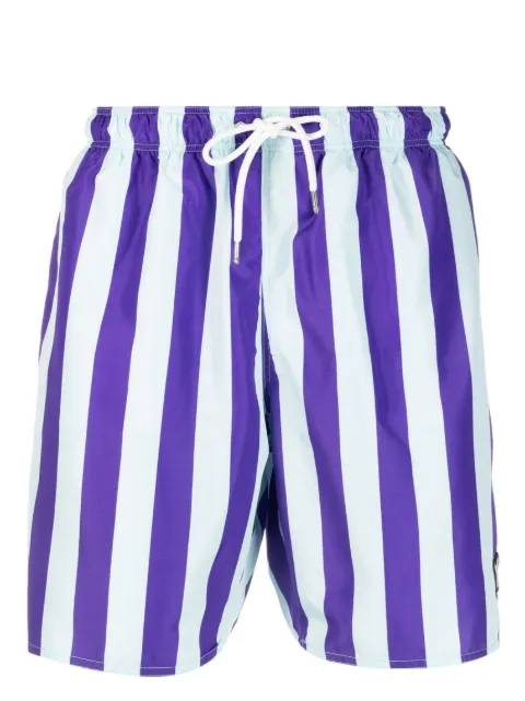 yes i am shorts de playa con rayas estampadas y cordones