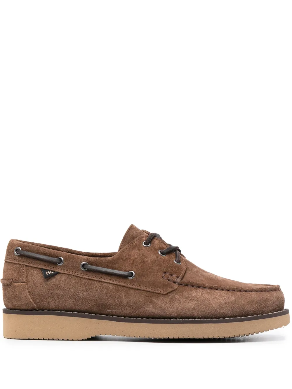 Harrys of London Yates suede boat shoes
