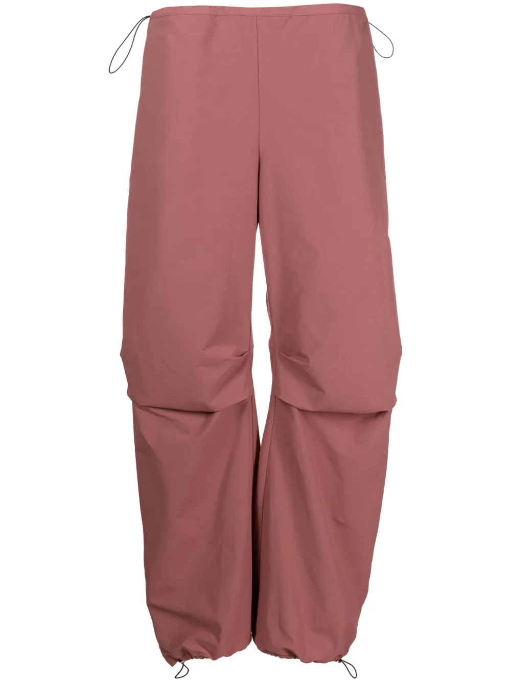 Alessandro Vigilante Drawstring Parachute Trousers In Rosa