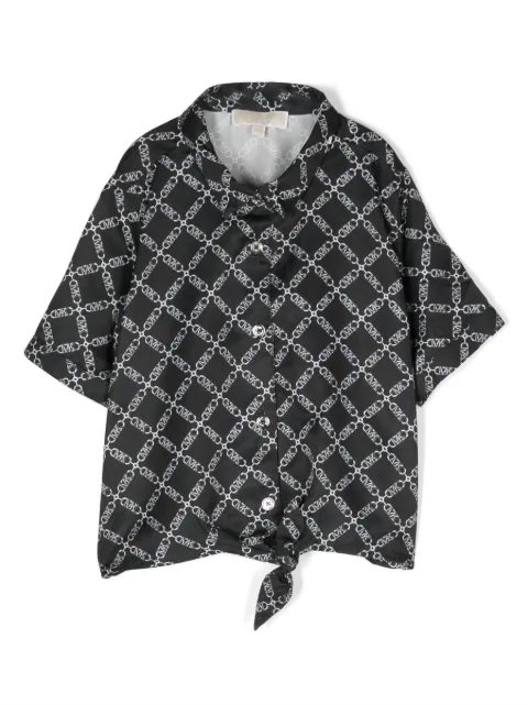 Michael Kors Kids - monogram-print shirt