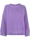 P.A.R.O.S.H. knitted long-sleeve wool jumper - Purple