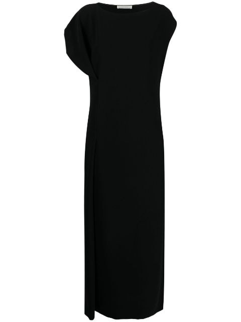 The Row robe mi-longue Blathine à design asymétrique