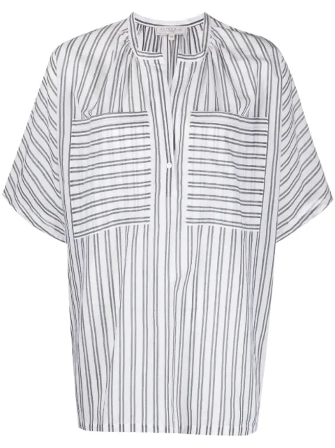 Antonelli striped silk shirt