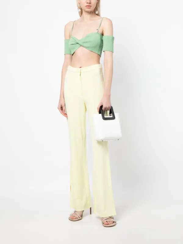 STAUD Mini Shirley colour block Tote Bag Farfetch