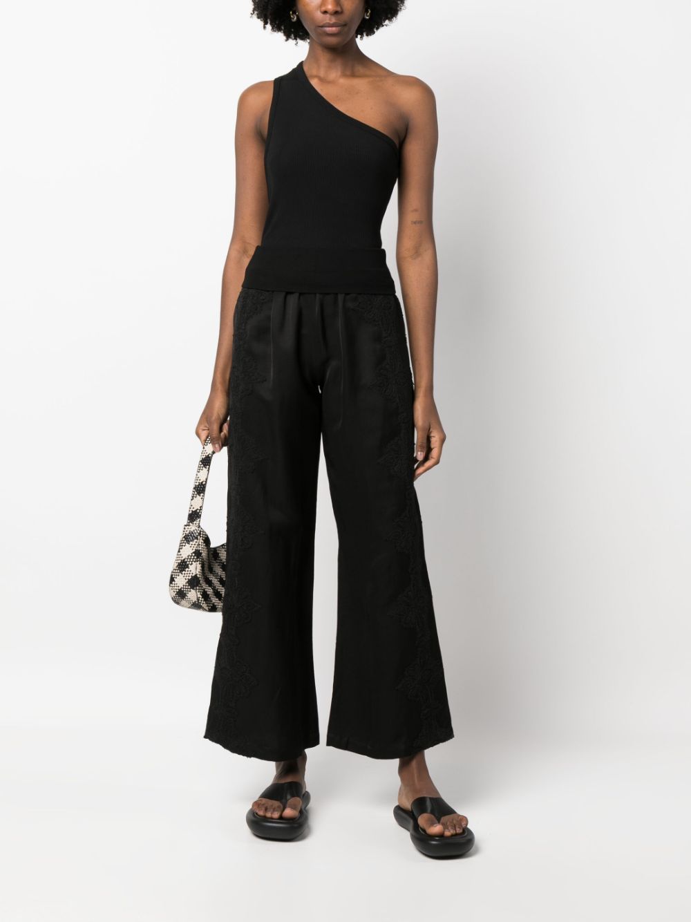 MAURIZIO MYKONOS High waist broek - Zwart