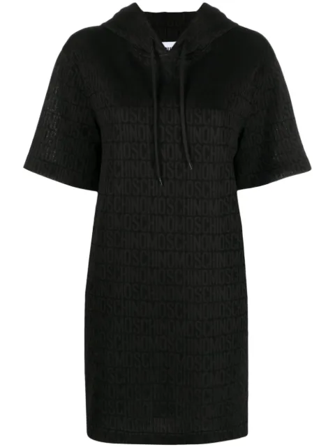 Moschino logo-print mini dress