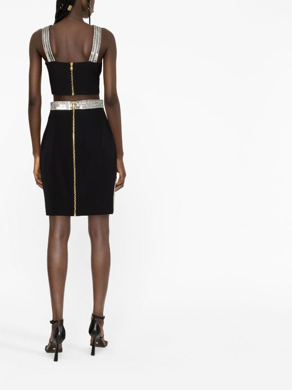 Balmain sequin-embellished Sleeveless Dress - Farfetch