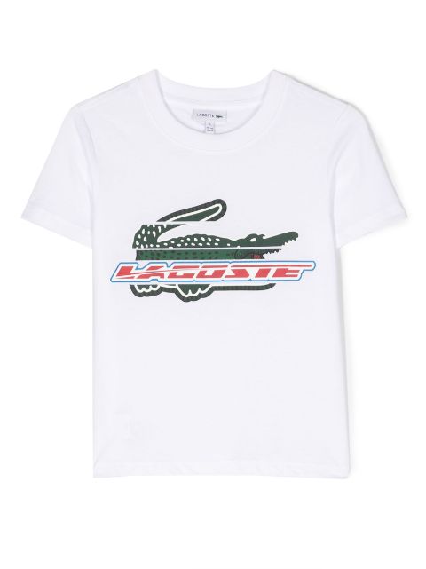 Lacoste Kids - graphic-print short-sleeved T-shirt