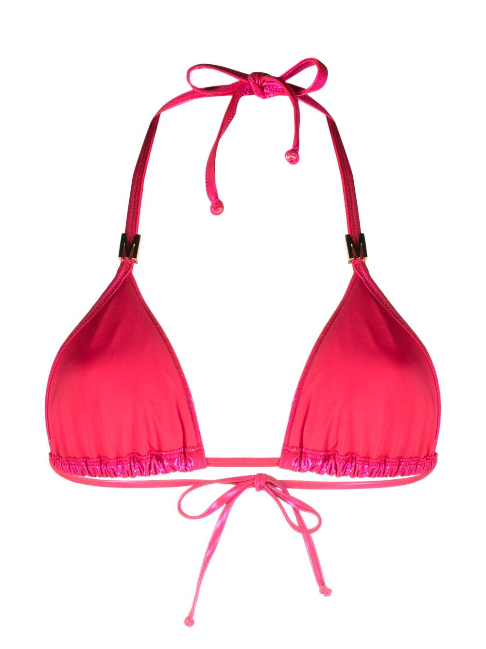 Moschino Bikinitop met metallic-effect - Roze