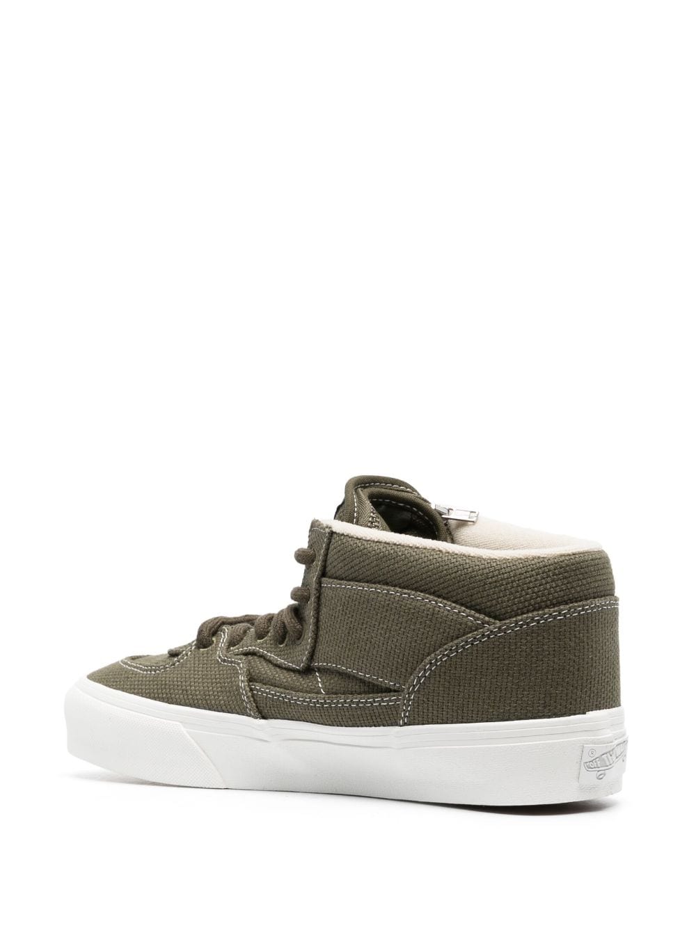Shop Vans High-top Lace-up Sneakers In Green