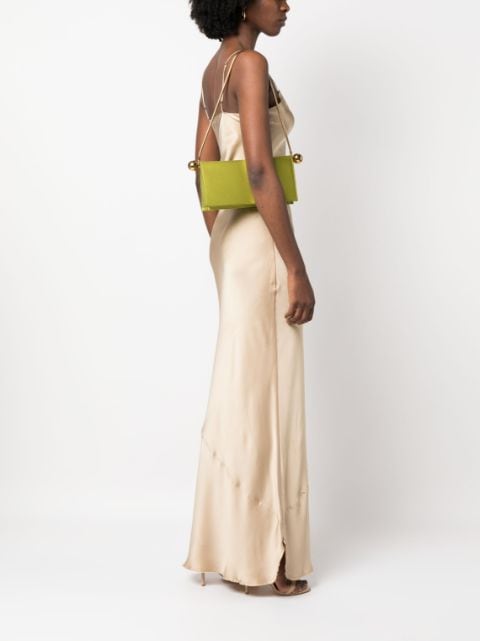 Pop Up silk satin shoulder bag