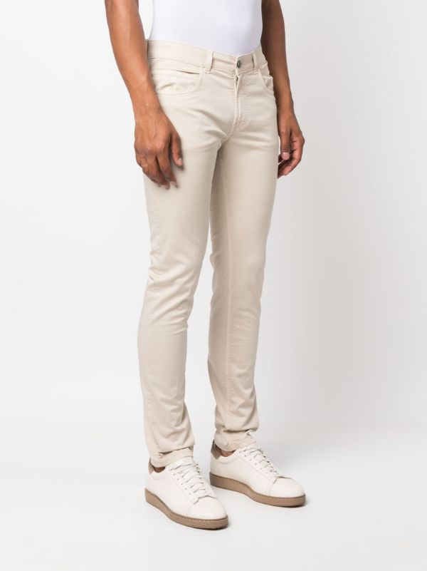 White Indigo Colour Trousers Waist Size 3038