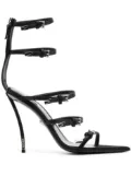 Versace Pin-Point 120mm sandals - Black