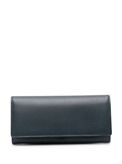 Valextra Continental leather wallet