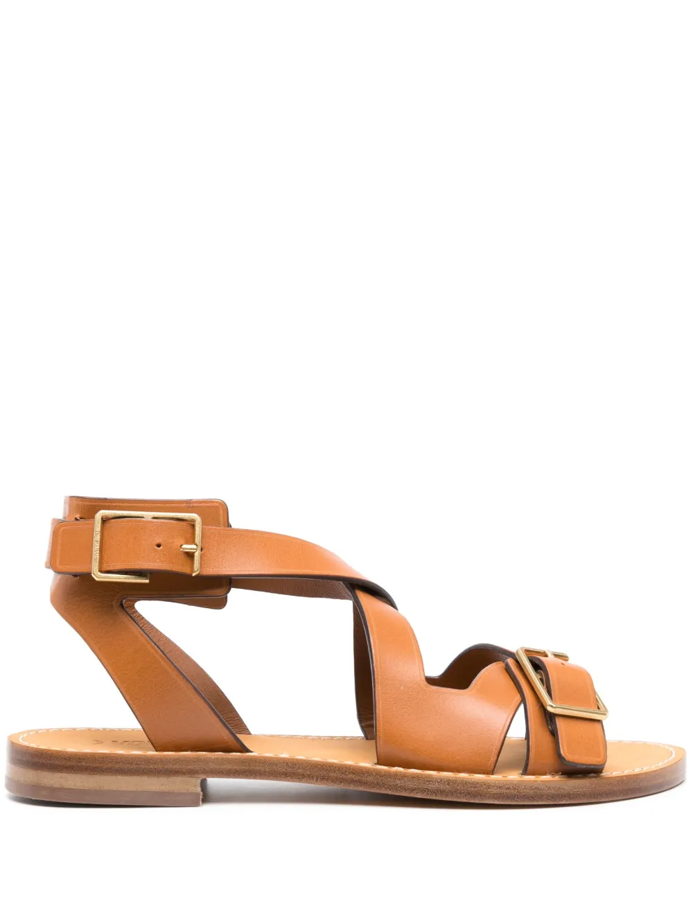 ZADIG & VOLTAIRE CECILIA CAPRESE LEATHER SANDALS