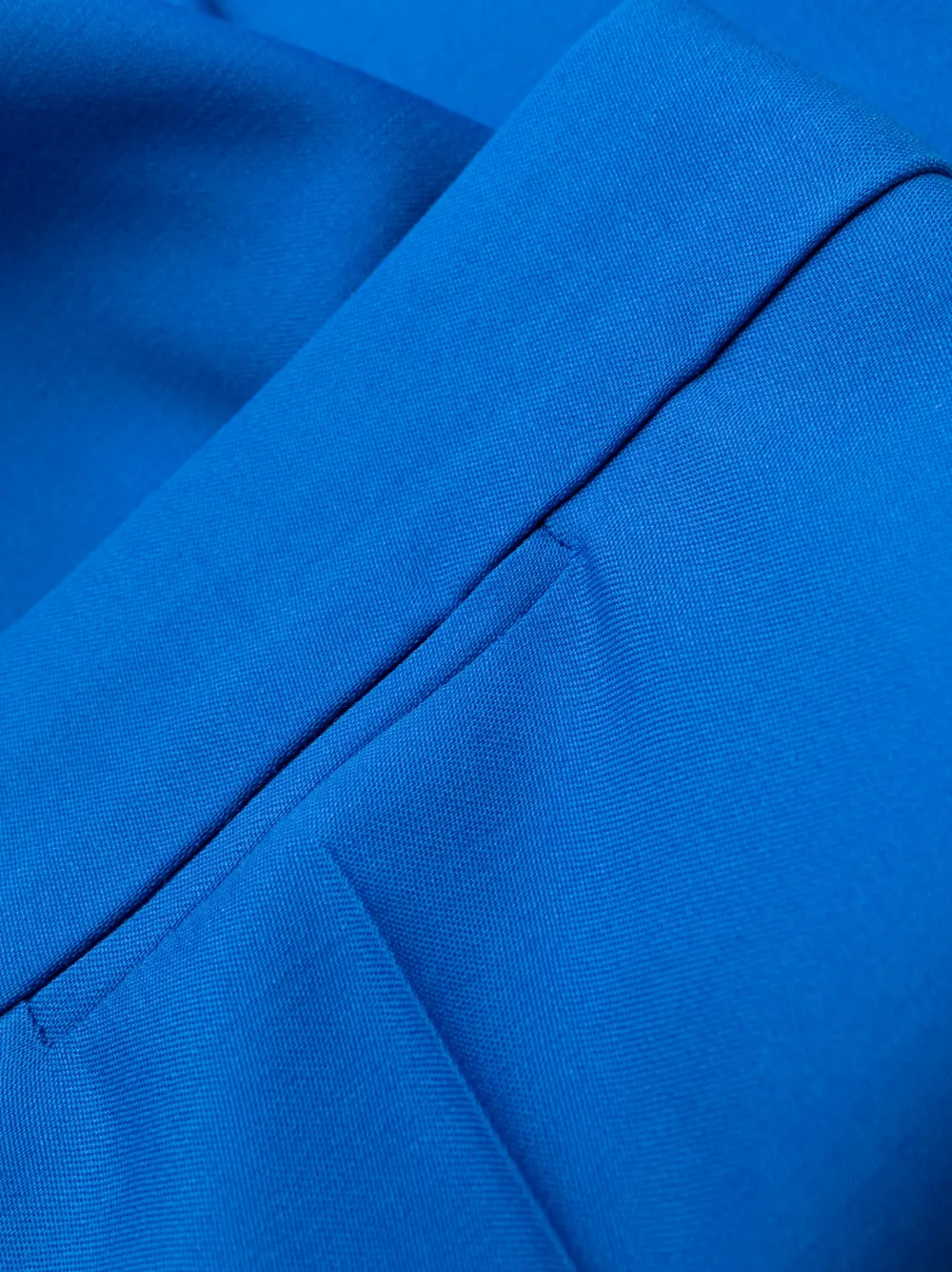 Alexander Mcqueen Straight Leg Virgin Wool Trousers In Blue