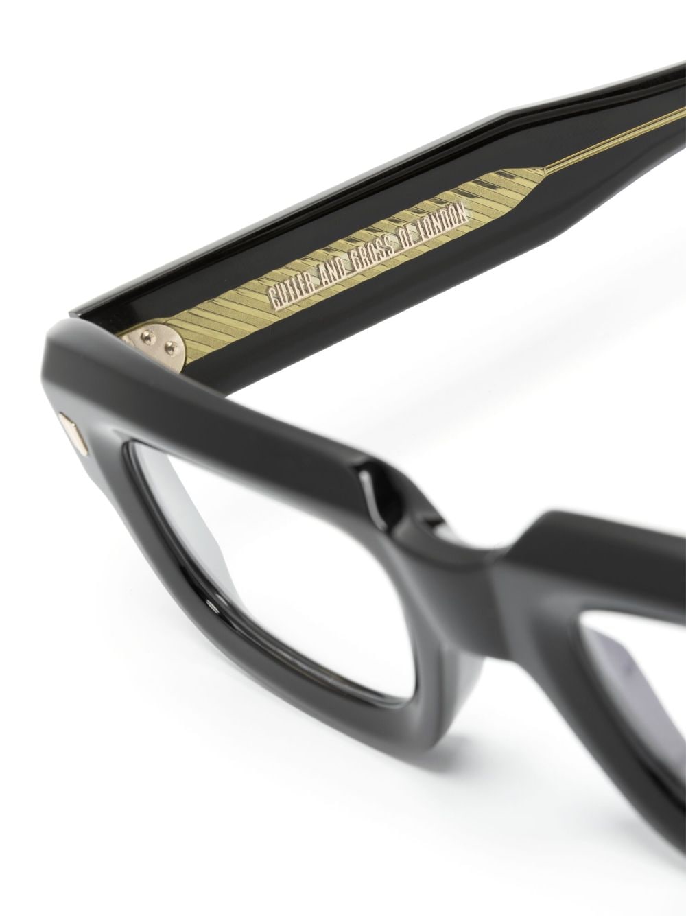 Shop Cutler And Gross Square-frame Glasses In Black