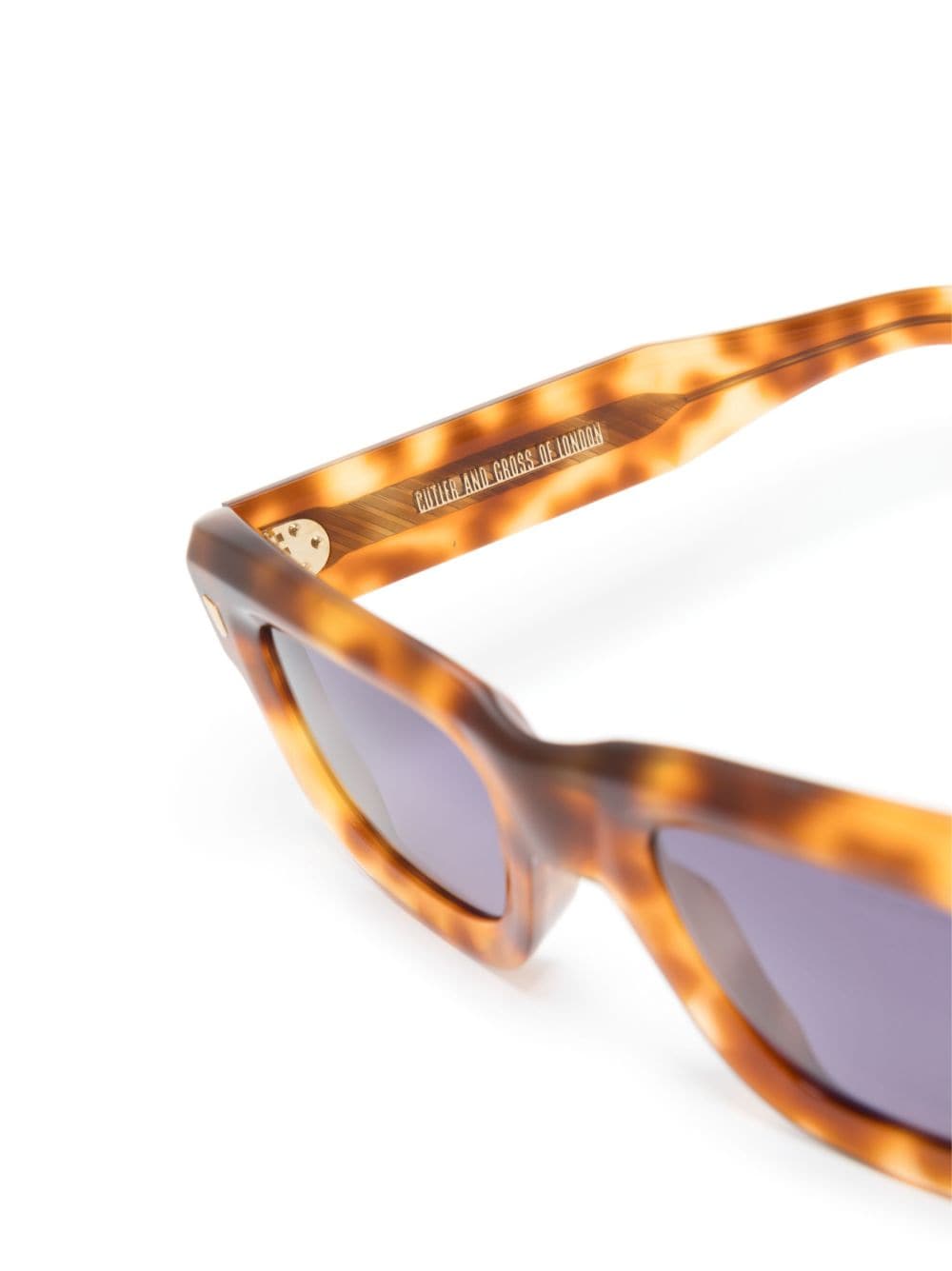 Shop Cutler And Gross Tortoiseshell-effect Tinted Sunglasses In Brown