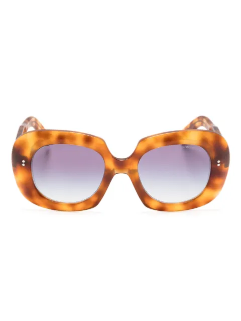 Cutler & Gross tortoiseshell square-frame sunglasses
