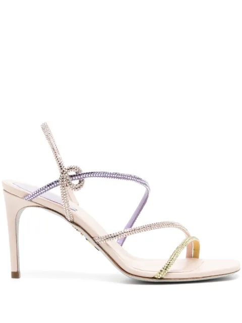 René Caovilla sandalias con tiras cruzadas y tacón de 90mm