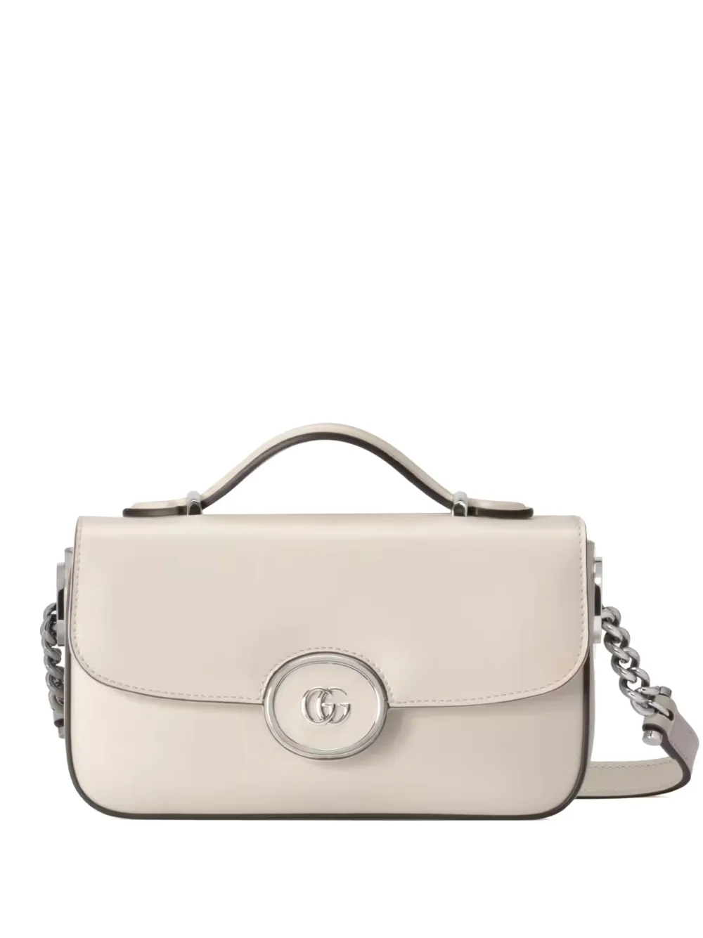 Shop Gucci Mini Petite Gg Shoulder Bag In 9022 화이트