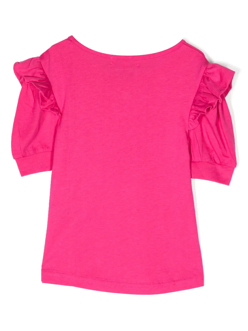 Angel's Face Gwen ruffle-detail T-shirt - Roze