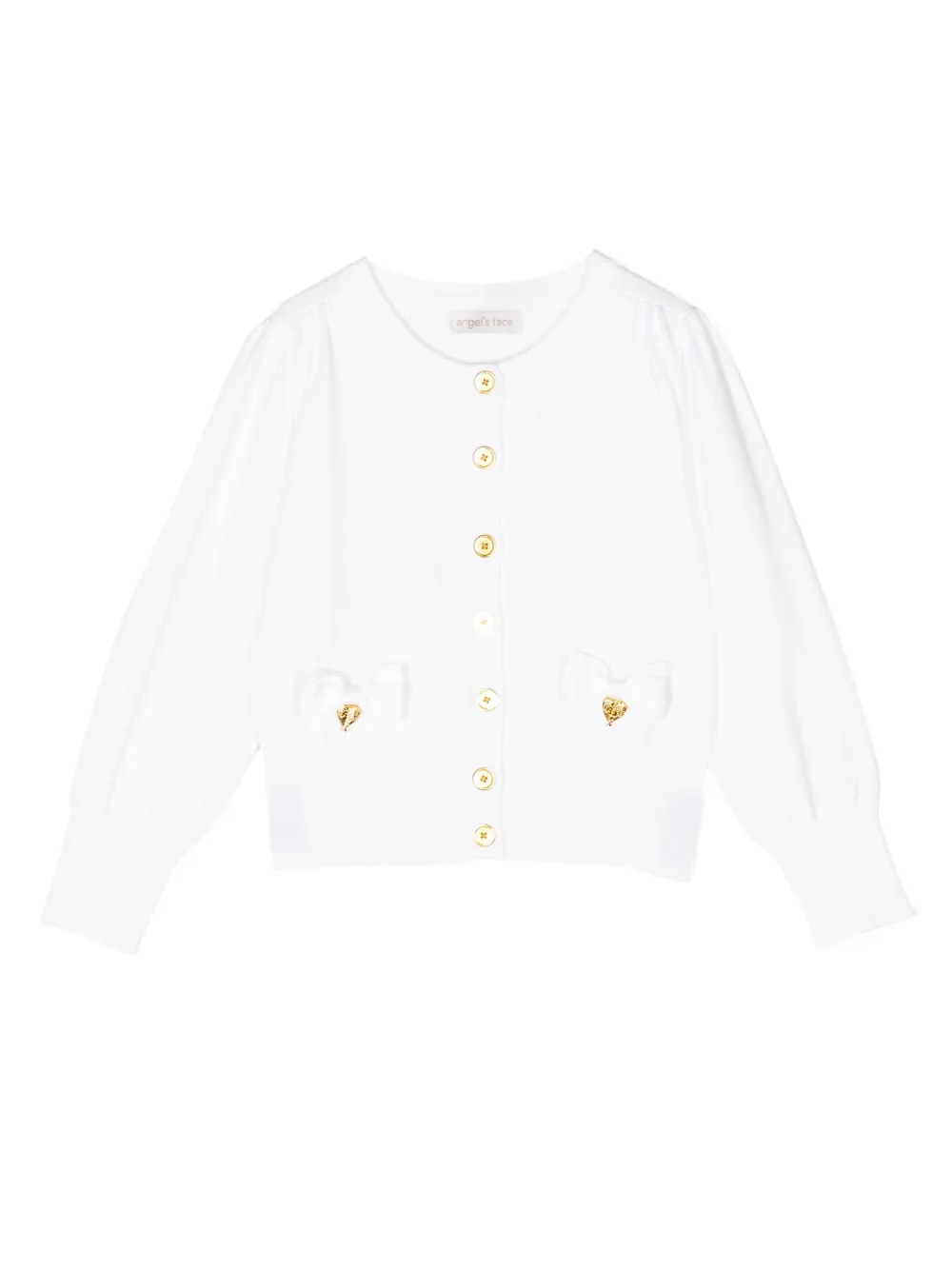Angel's Face Nicolette bow-detail cardigan | White | Image 1