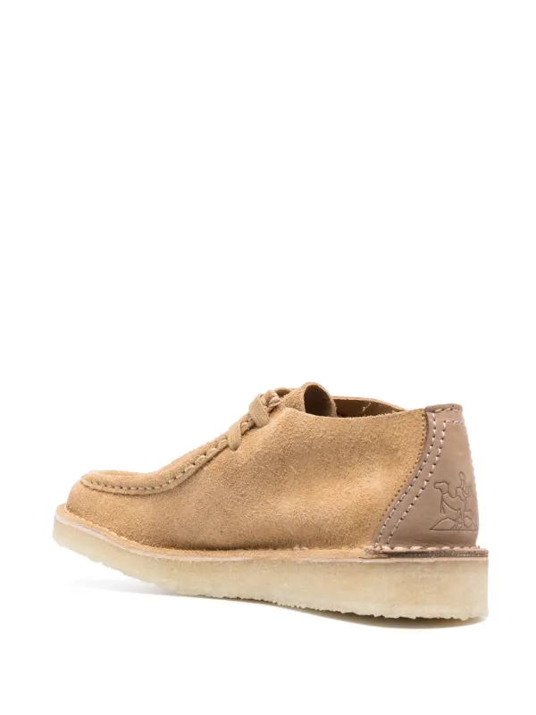 Mocassin Clarks En Daim Bordeaux - Taille 8 US - Occasion