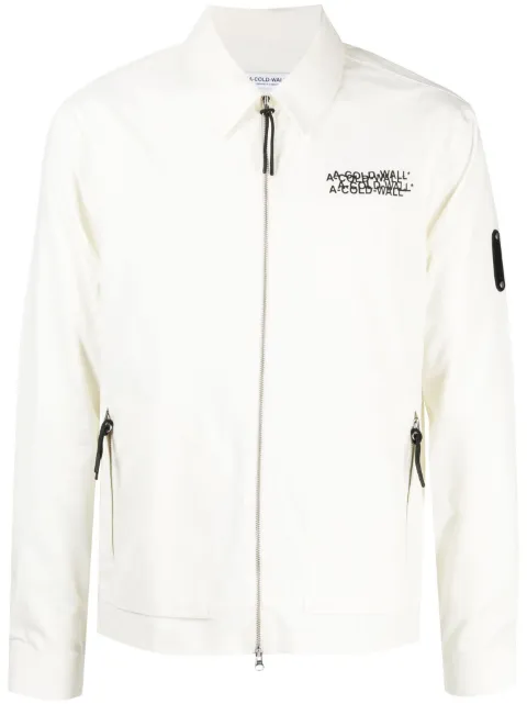 A-COLD-WALL* logo-print overshirt