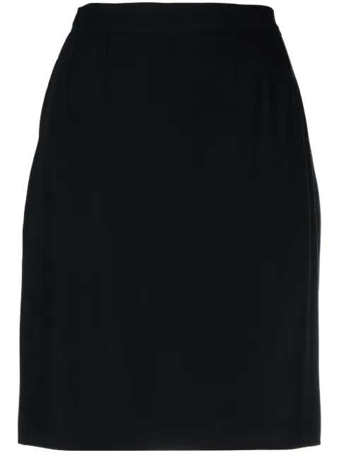 Saint Laurent Pre-Owned 1990s high-waisted pencil skirt