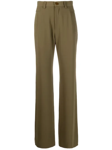 straight-leg trousers