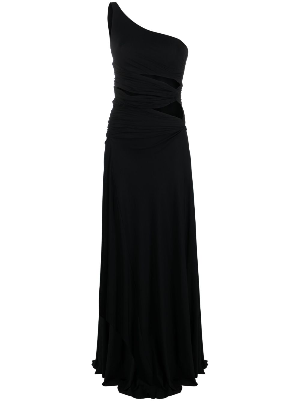 Chiara Boni La Petite Robe Maribella Cut-out Maxi Dress In Black | ModeSens