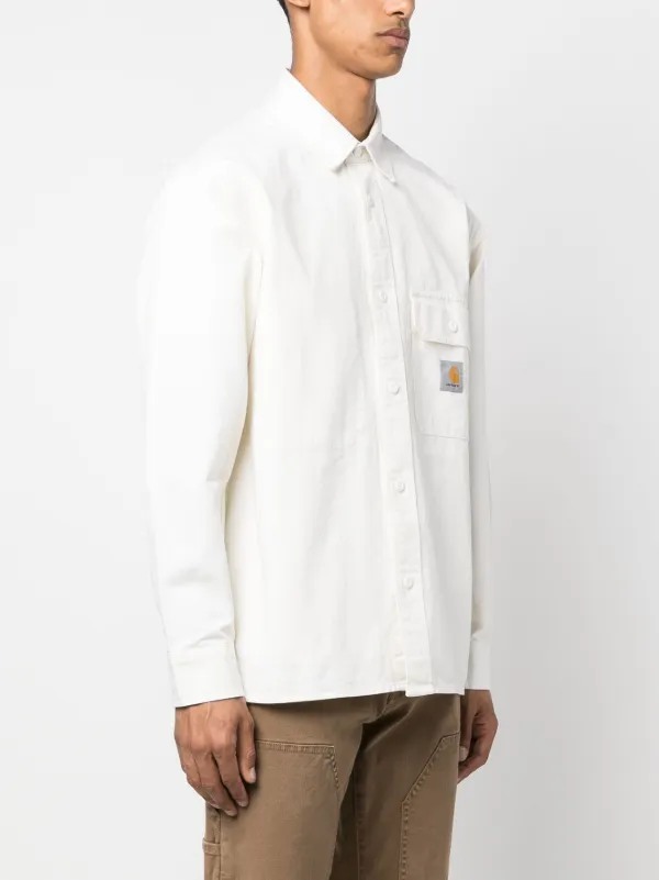 Carhartt WIP Reno Shirt Jacket | White | FARFETCH