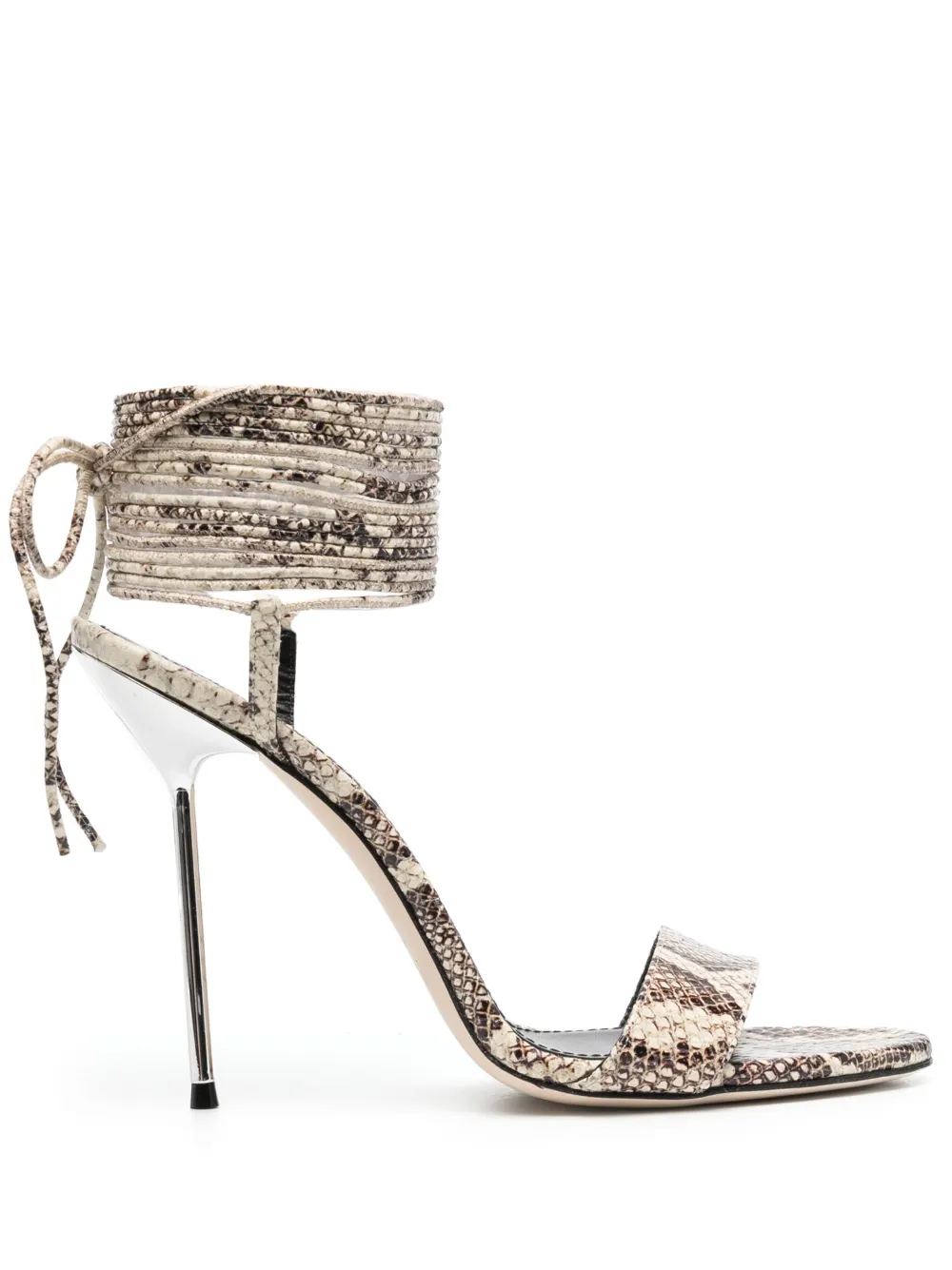 サンダル・ミュール Paris Texas Guya Lace Up Over Knee Sandal Paris Texas Guya Lace Up Over The Knee Sandals In Rock