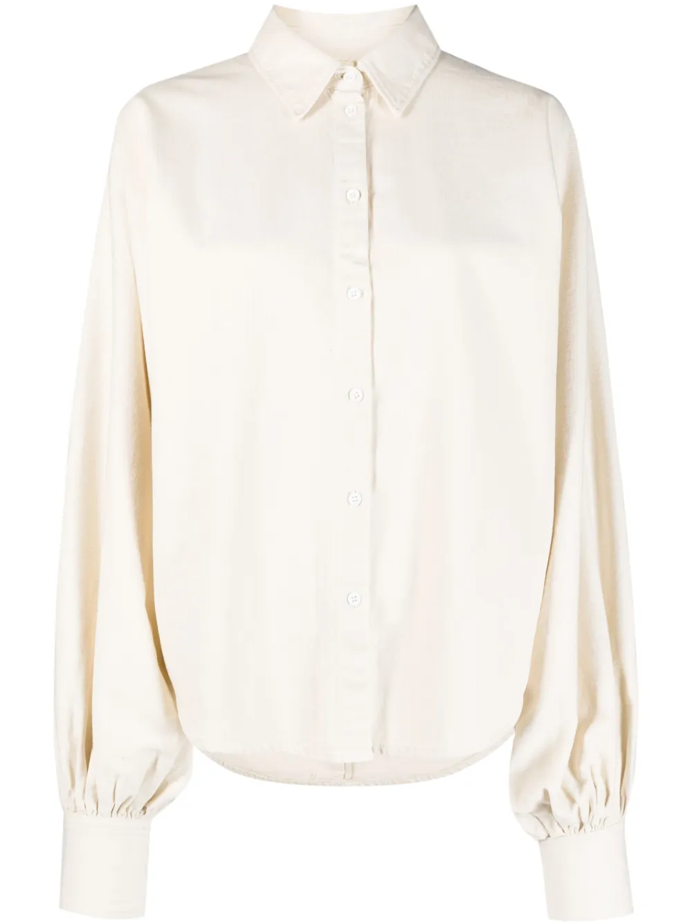 Made in Tomboy Claire Poplin Shirt with Balloon Sleeves | Smart Closet