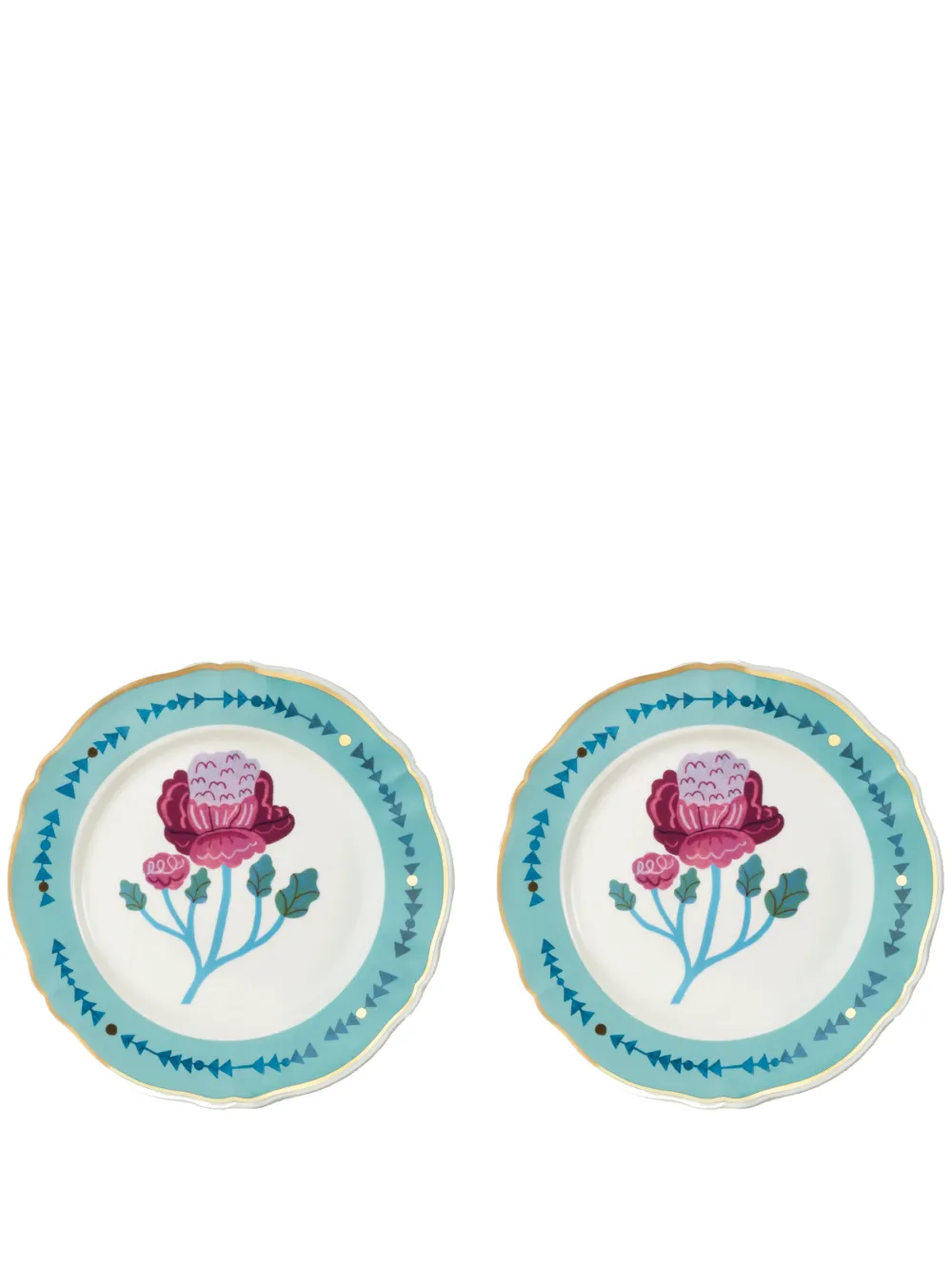 Bitossi Home Botanica porcelain set of two plates | Image 1