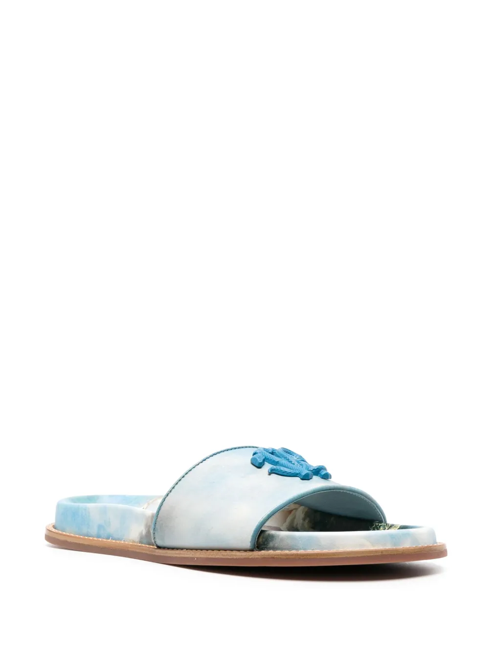 Roberto Cavalli Mirror Snake leren pumps - 09000