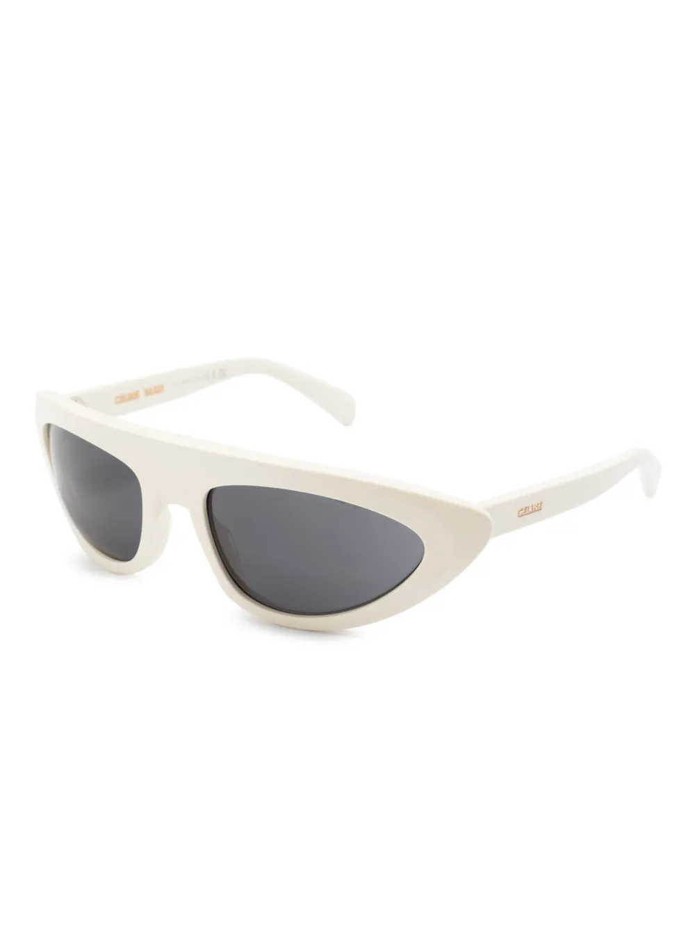 Celine Eyewear Zonnebril met cat-eye montuur - Beige