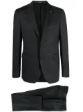 Tagliatore single-breasted buttoned suit - Grey