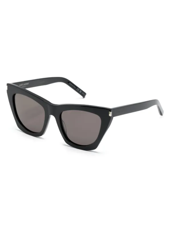 Saint Laurent Eyewear New Wave 214 Kate Sunglasses Black